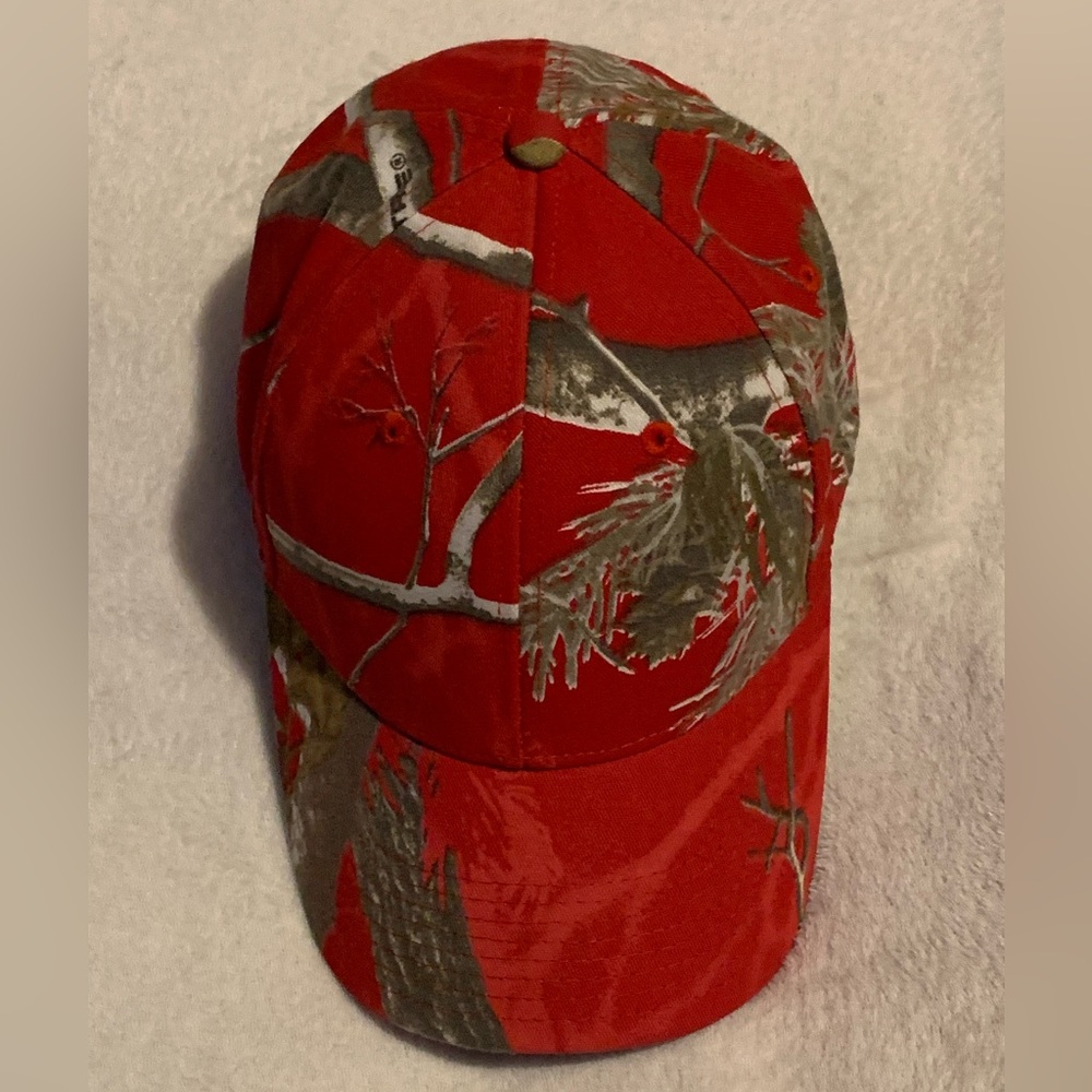 Blank Red Camo Realtree hat